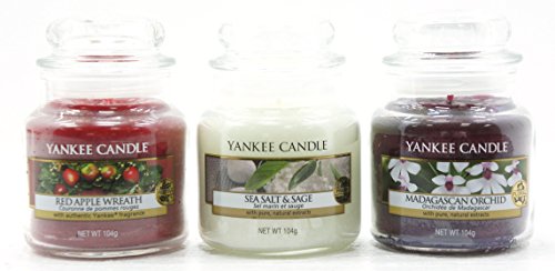 comprare on line Yankee Candle - Set di 3 candele in mini giare di vetro, misura piccola prezzo