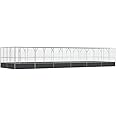 vidaXL Aviary with Extension - Galvanised Steel Bird Cage, Parrot/Budgie/Small Animal Enclosure - 1246 x 414 x 212 cm