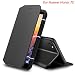 Produktbild Huawei Honor 7S Hülle, AURSTORE Handyhülle Huawei Honor 7S Tasche Leder Flip Case Brieftasche Etui Schutzhülle für Huawei Honor 7S Cover (schwarz)
