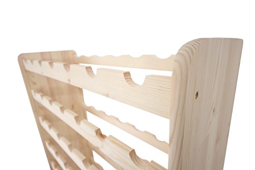 Weinregal Weinregal Holz Flaschenregal für 91 Flaschen RW-3-91 - 6