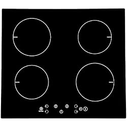 Table de cuisson Induction 7200 W Plaque de cuisson à induction Table électrique 4 foyers de cuisson en verre