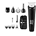 Produktbild Cumaky Haarschneider Herren Trimmer Schnurloses 5-in-1 Nase-Schnurrbart-Kit mit Dockingstation, 3 Führungskämme, Schere (blau)