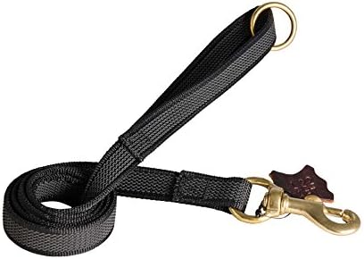 New I-Grip Training Dog Leash - Black, 3 ft (90 cm)