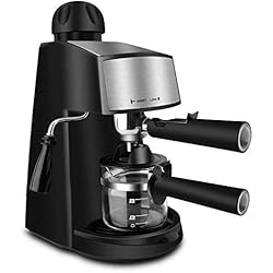 oneday Cafetiere Expresso Machine a Cafe 4 Tasses 800W 240ml Cafetiere Italienne avec mousseur à Lait Machines à Expresso