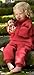Engel - Baby Waist Trousers Long, Fleece8-15 months (Height 28-31) (74/80), Hibiscus, 100% Organic Merino Wool