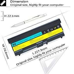 DTK® Ultra Hochleistung Notebook Laptop Batterie Li-ion Akku für LENOVO IBM Thinkpad E40 E50 0578 E420 E425 E520 E525 L410 L412 L420 L421 L510 L512 L520 Sl410 Sl510 T410 T420 T510 T520 10.8V 6600MAH - 3