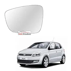 Auto Creation - Left Side View Mirror Glass for vw Polo 2009-2014 Model Type-1