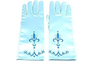 Inception Pro infinite Guanti colore azzurro decorazioni celesti bambine principessa travestimento elegante fiaba accessori dolci teneri regalo