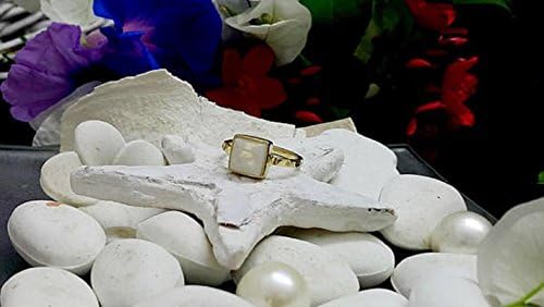 Square Ring,Rainbow Ring,Genuine Moonstone Ring,Stacking Ring,Bezel Set Ring,June Birthstone Ring,Gold plated Ring
