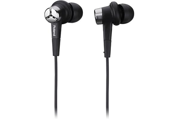 Roland CS-10EM Binaural Earphones et Mic black