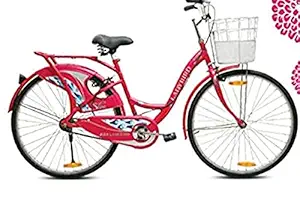 M/S RIMPA Cycle Store Tubular 24T Ladybird Shine 16.00 Inch Frame Road Bike Bicycle for Girls (Pink, 9 to 15 Years)