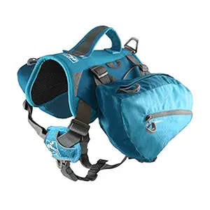 Kurgo Big Baxter Dog Backpack, Coastal Blue