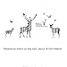 Produktbild Cartoon Forest Deer Vögel Wandaufkleber Glas Windows Wandtattoo Home Decor Tier Tapete Kinderzimmer Dekoration