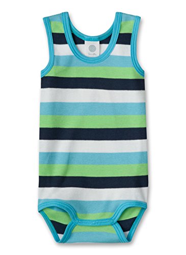Sanetta Baby Boys 0-24m 321927 Striped Footies, Multicoloured (Classic Blue 5968), 0-3 Months (Manufacturer Size: 62)