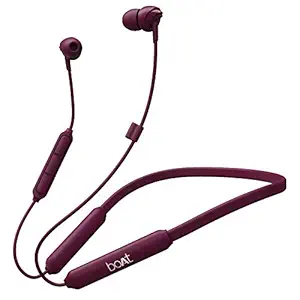 boAt 100 Wireless Bluetooth in Ear Earphone with Mic (Maroon)