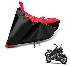 Euro Care Bajaj Dominar 400 Waterproof - UV Protection & Dust Proof Full Bike Two Wheeler Body Cover(Black/Red)