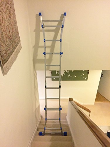 Teleskop Multi Kombination Schritt Leiter System 4 x 3 Sprossen | Treppen - 4