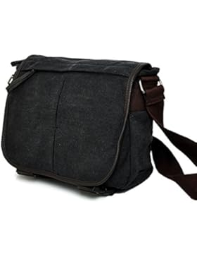 Outdoor peak Herren Jungend Canvas wasserdicht Büchertasche Schultertasche Laptoptasche Unitasche Freizeitrucksack...