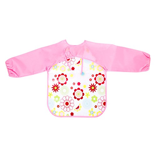 CHIC-CHIC Lässig Lätzchen Long Sleeve Waterproof Bib Lätzchen Halstuch Schürze Füttern langarm wasserdicht Baby Kleinkinder Unisex - 2