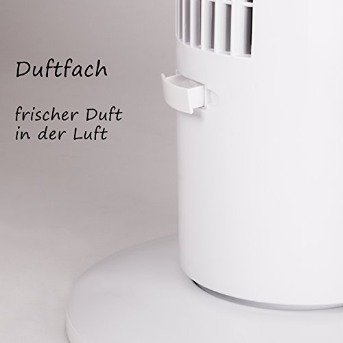 TZS First Austria – 60 Watt Säulenventilator mit Fernbedienung | Sleep-Modus | Nature-Modus| Timer bis zu 7,5 Std | Oscillation | Duftfach | Turmventilator | Towerventilator | maximal nur 51 dB | weiß - 3