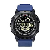 favourall IP67 Wasserdicht Intelligente Aktive Uhr, Bluetooth Smartwatch, Stoppuhr-Sportuhr, Leuchtzifferblatt-Schrittzähler, Unterstützende Samsung-Android-iOS