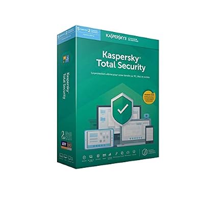Kaspersky Total Security 2019 (5 Postes / 1 An)|2019|5 appareils|1 AN|PC/Mac/Android|Téléchargement