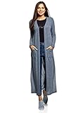 cashmere cardigan xxl Schicker Cardigan mit Seitentaschen und großen Schlitzen