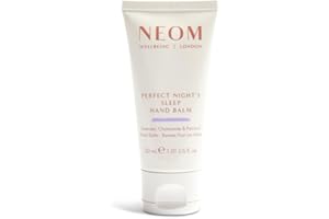 NEOM- Perfect Night's Sleep Hand Balm 30ml I Lavender, Chamomile & Patchouli I Essential Oils I Rich cocoa and shea butter I Nourishes & Softens