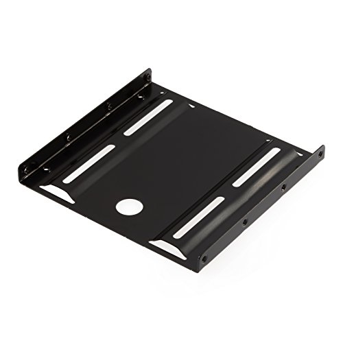 Poppstar Einbaukit, HDD SSD Einbaurahmen und Halterung für interne 2,5 Zoll Festplatten, inkl. Schrauben, Sata 3 Daten und Stromkabel - 5