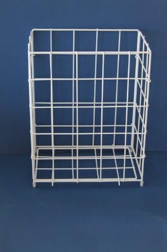 Collection Basket Bin Basket Towels Wire Mesh Wire White Metal Small Approx. 28.5 x 19 x 14 CM