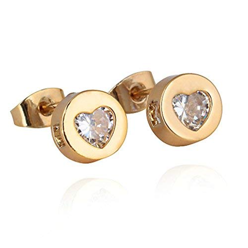 Love Beautiful Jewelry     Base chapada en oro     circonita 