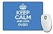 Produktbild Mauspad "Keep Calm and Love Ouzo", Farbe Blau 2725
