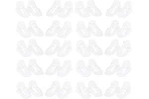 Artibetter 100 pezzi di plastica trasparente piedi da bambino scaparate scarpe alberi bambino scarpe calzini calzini supporto di esposizione 9 cm