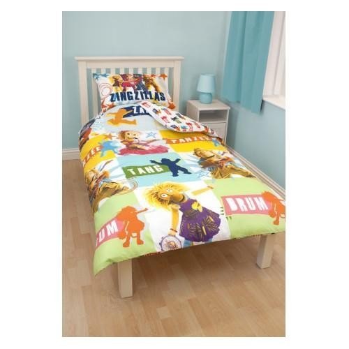 Childrens/Kids Zing Zillas Quilt/Duvet Cover Bedding Set (Single Bed) (Multicoloured)