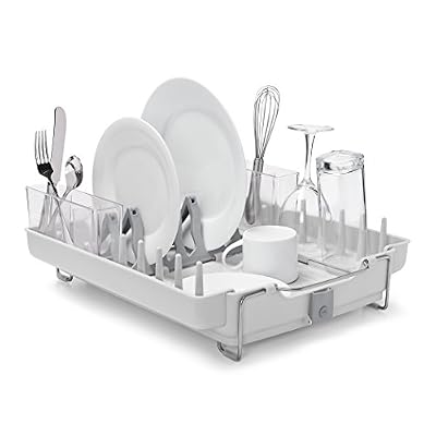 Oxo 1473480 Egouttoir Rétractable Plastique Gris