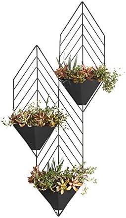 flower pot shelf Creative European Style Iron Wall-mounted Three Layers Spider Plants Flower Rack Living Room Multilayer Indoor On The Wall Flower Rack plant stand ( Color : A )