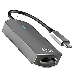 Kapa USB C to HDMI (4K@60Hz) Adapter, Type-C to HDMI Aluminium Adapter Female (Thunderbolt 3 Compatible) for Dell, MacBook Pro/iPad Pro/MacBook Air, Samsung Dex and Others