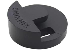 rongweiwang Round Acoustique en Caoutchouc Noir Violon Sourdine Fiddle Silencer Violon Sourdine Outils Instruments Accessoires