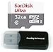 Produktbild Sandisk Micro SDXC Ultra MicroSD TF Flash Memory Card 32GB 32G Class 10 for All New Fire TV and Fire Tablets, comes with Everything But Stromboli Memory Card Reader