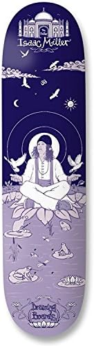 Drawing Boards Isaac "The Chiller" Miller Skateboard Deck - Blue 8.1"
