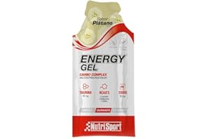Nutrisport - Gel energético Plátano 35g - Gel Energético - Rápida Absorción - Ideal para Deportistas - Sabor Plátano - Formato Individual - Caja de 24 unidades