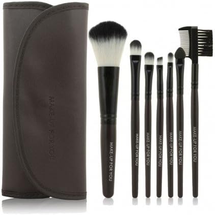 Mini Kit of 7 Make-Up Brushes with Pocket Coffee
