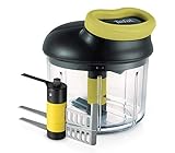TEFAL K1321324 Hachoir Manuel 5 Secondes 900 ml + lame Purée Hacher Découper et Mixer Légumes Viandes Noix Oignons Grâce à ses Lames en Acier Inoyxdable pour une Cuisine Rapide et Facile