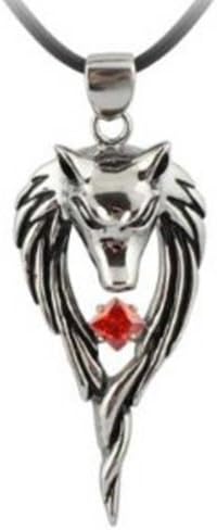 findout Wolf Totem Langtou mens titanium steel pendant necklace（f398）