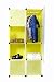 Kurtzy® Wardrobe Organizer Storage Rack for Kids and Women Clothes Cabinet Bedroom Organiser Boxes with 8 Doors and Shelf RS.2499.00