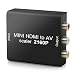 Produktbild Neoteck 4K 2160P HDMI zu AV Konverter HDMI zu 3RCA Composite AV CVBS Video und Audio Konverter Adapter aus Metell mit USB Kable unterstützt PAL/NTSC