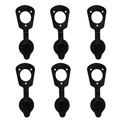 Preisvergleich Produktbild Baoblaze Bootsrutenhalter Kappe und Dichtung - 6 Stück