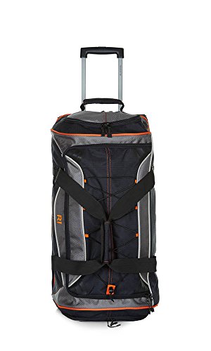 Revelation! Monza DLX Tough and Durable Double Decker Trolley Bag (Colour:Blue, Size:Large Bag)