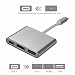 Produktbild ONCHOICE Typ C USB 3.1 USB-C auf USB 3.0/HDMI/Typ C Adapter Kabel für neue Apple Macbook 12 Zoll 2015 Google Chromebook Pixel 2015 und andere Typ C Geräte Grau