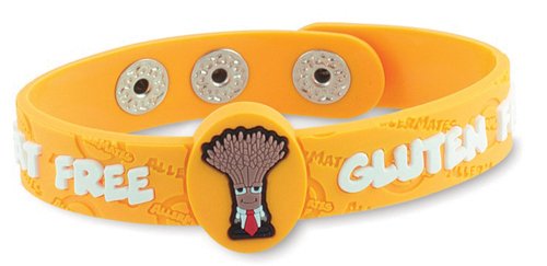 AllerMates Wrist Band Prof. Wheatley Wheat/Gluten Allergy AllerMates Wrist Band Prof. Wheatley Whea
